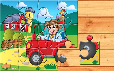 20 Fun Puzzle Games for Kids in HD: Barnyard Jigsaw Learning Game for ...
