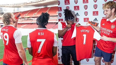 Twitter Showers Praise On Ksi And Logan Paul As Prime Becomes Arsenal Fc S Hydration Partner