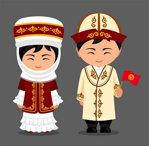 Казахский национальный костюм детские рисунки (ФОТО) - detskieru.ru