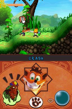 Screenshot Of Crash Mind Over Mutant Nintendo DS 2008 MobyGames