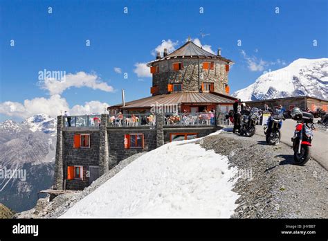 Blick Auf Das Stilfser Joch Stilfserjoch Passo Dello Stelvio