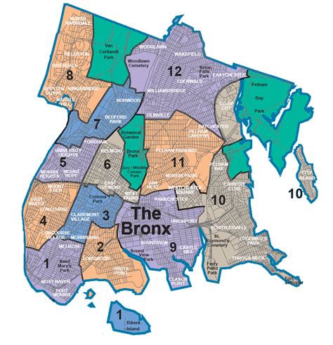 10400 Bronx Baychester Nyc Map New York City Map Bronx Map