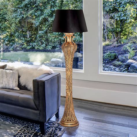 Design Toscano Peacock 655 Novelty Floor Lamp Wayfair