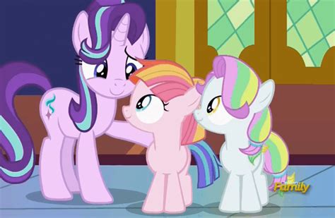 Starlight Glimmer Hugs Toola Roola And Coconut Cream My Little Pony