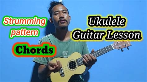 Ukulele Guitar Lesson Rhythm And Chords Youtube