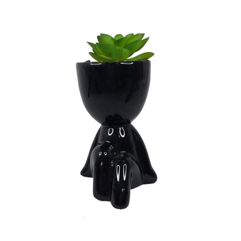 Cachepot Bob Robert Vaso Para Suculentas Cactos Mini Plantas Decora O