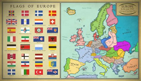 Alternate History Flags Of Europe After The Great German War