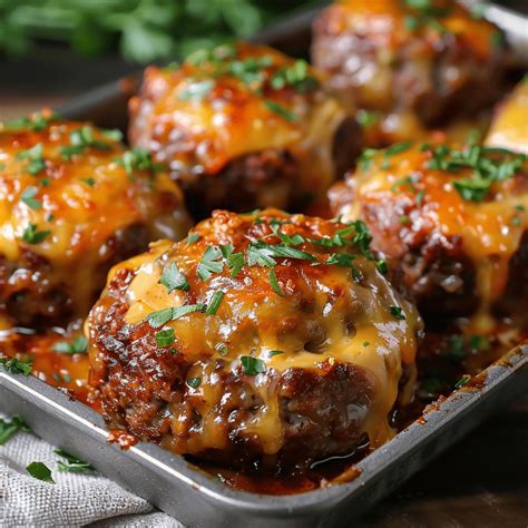 Cheesy Stuffed Meatloaf Bites Grammy Recipes
