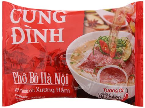 Phở bò Cung Đình Hà Nội gói 68g giá tốt tại Bách hoá XANH