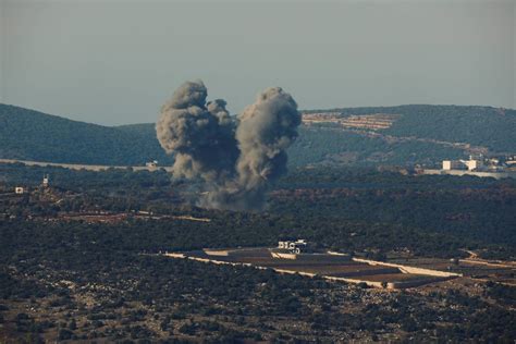 The Israeli Army Announces The Bombing Of A Hezbollah Surface To Air