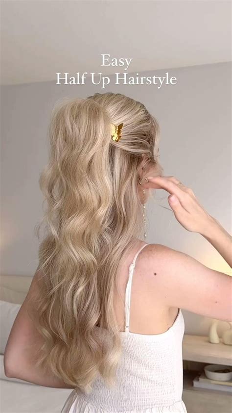 Alex Gaboury On Instagram Cute And Easy Half Up Hairstyle