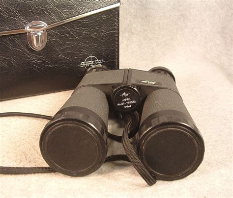 Vintage Swift Binoculars Model No 806 Trilyte 8 X 40 With Case