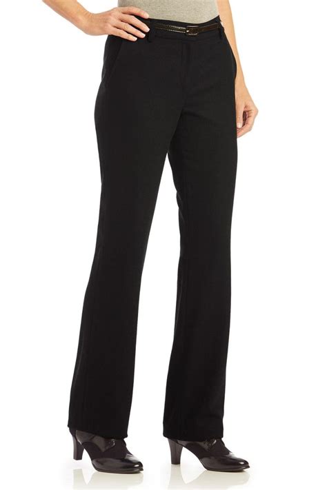 Fully Lined Bootcut Wool Pants Classic Womens Clothing From