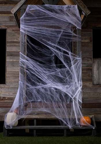 800 Square FT White Spider Web Halloween Prop | Spider Webs