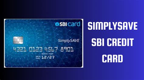 SimplySAVE SBI Credit Card IFinance Box