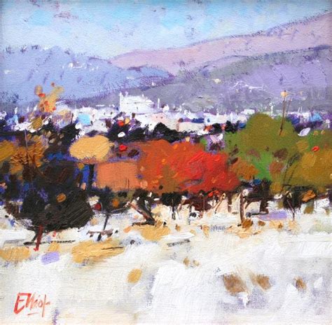 Autumn, Calvia by Scottish Contemporary Artist Ian ELLIOT