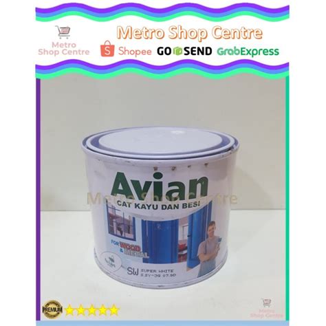 Jual Avian Cat Kayu Besi Avian High Gloss Cepat Kering Kg Putih