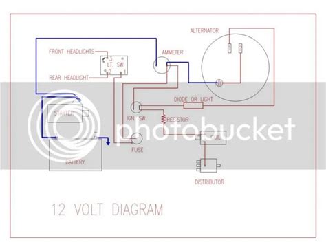 Farmall H Volt Wiring Diagram Farmall Volt Alternator Diag