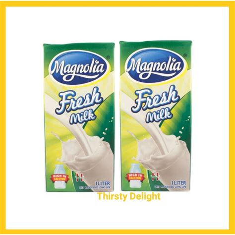 Magnolia Fresh Milk Set Of 2 1liter Uht Processed Long Life