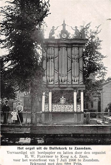 Zaandam Reclame Alg Zaansche Muziekhandel En H W Flentrop Koog A D