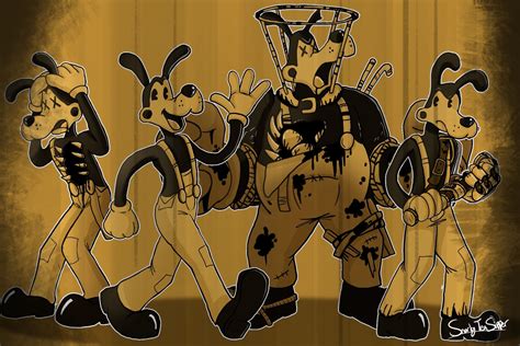 Bendy And The Ink Machine Pretty Art Cute Art Boris The Wolf Bendy