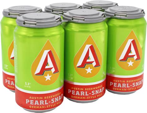 Austin Beerworks Pearl Snap German Style Pils Beer 12 Oz Cans Shop