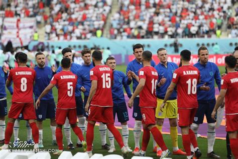 عکس لطف بزرگ ایران به انگلیس حتی بعد از حذف از جام جهانی