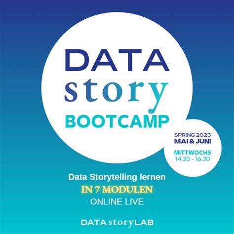 Data Story Bootcamp Data Storytelling Lernen Und Direkt Umsetzen