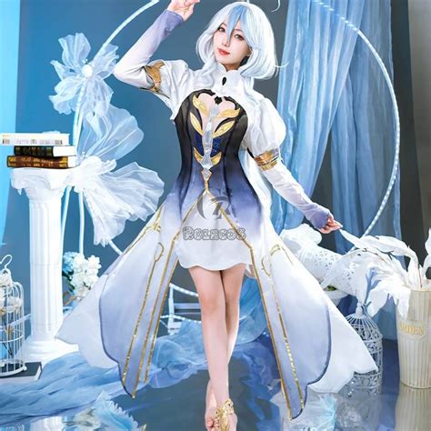 Genshin Impact Focalors Cosplay Costume