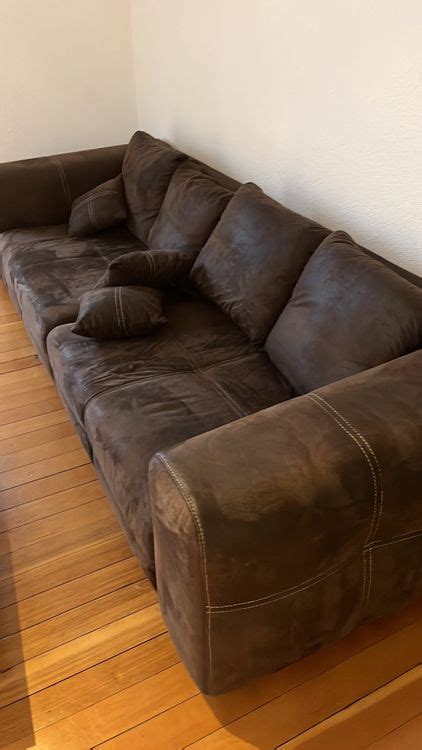 Microfaser Sofa Braun Kaufen Auf Ricardo