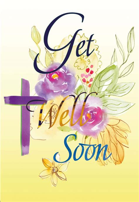 Get Well Religious Cards Gw88 Pack Of 12 2 Designs