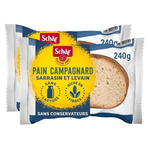 Promo Sch R Pain Campagnard Sarrasin Et Levain En Tranches Sans Gluten