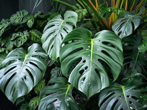 Monstera Przyroda na zdjęciach i dekoracjach