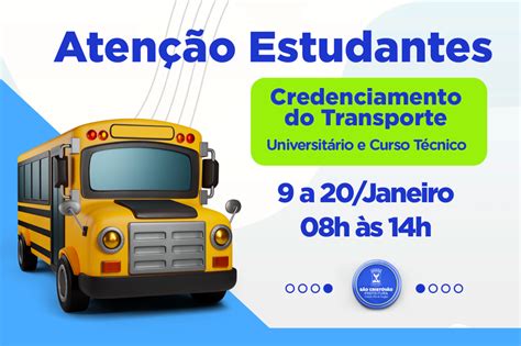 Prefeitura De S O Crist V O Abre Cadastramento Para Transporte