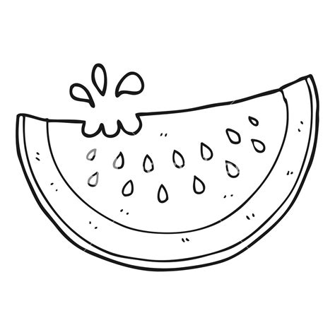 Watermelon Line Drawing at PaintingValley.com | Explore collection of ...