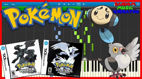 Battle Wild Pokemon Pokemon Black And White Piano Tutorial