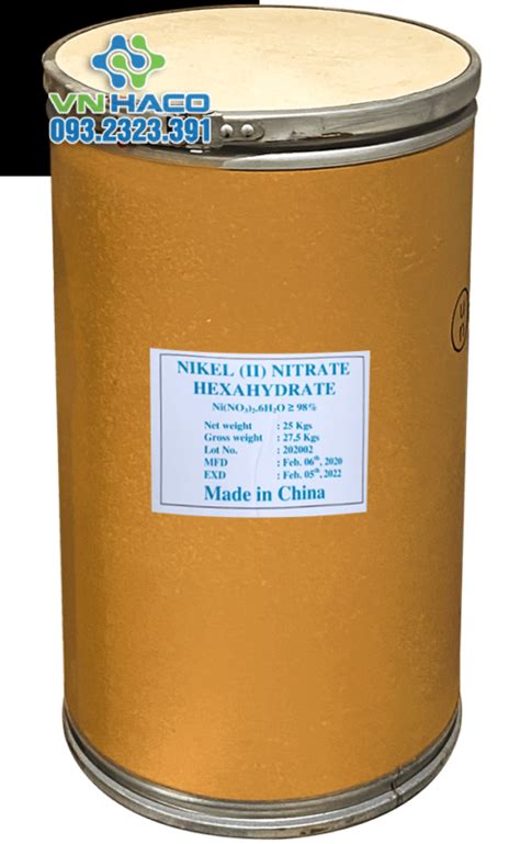 Nickel Nitrate Ni No H O Trung Qu C Kg Th Ng Hacochem