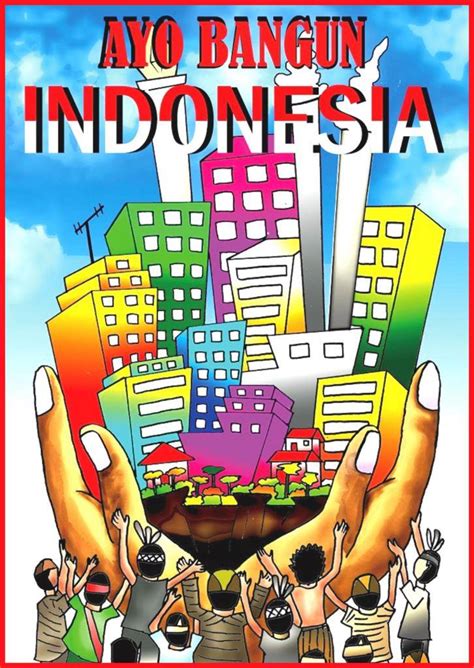contoh poster desain grafis  poster gambar tangan  kreatif