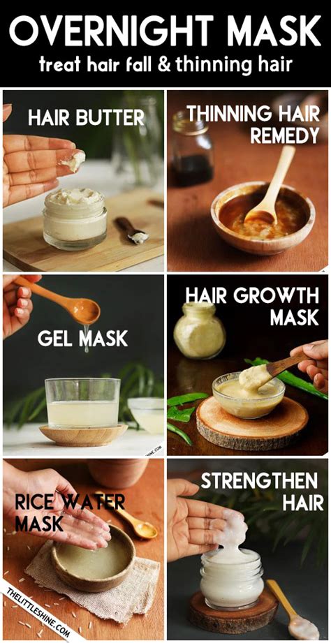 6 Best Natural Overnight Hair Masks The Little Shine