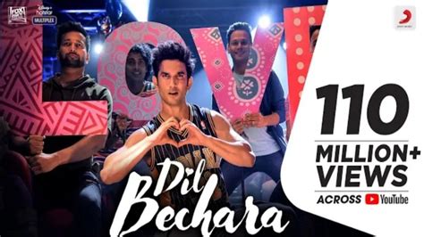 Dil Bechara Title Track L Sushant Singh Rajput I Sanjana Sanghi I Sk