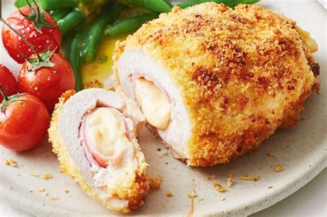 Kylling Cordon Bleu I Airfryer Bedst Med Madabc Dk