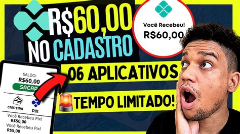 Rápido 06 APPS QUE PAGA NO CADASTRO 2022 BANCO DIGITAL PAGANDO NO