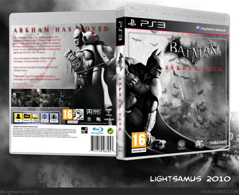 Batman Arkham City Playstation 3 Box Art Cover By Lightsamus