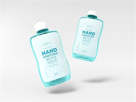 Premium Psd Hand Sanitizer Bottle Mockup