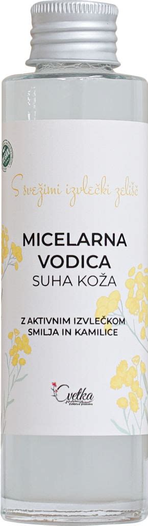 Micelarna voda Cvetka za suho kožo 100 ml Tusdrogerija si