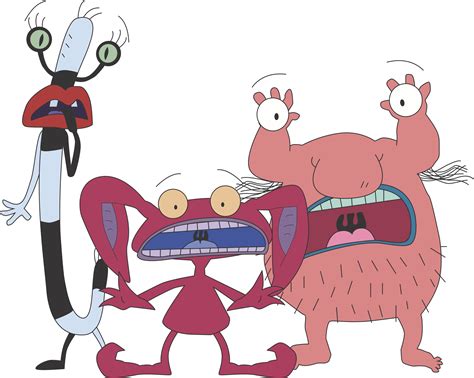 My Drawing Of The Aaahh Real Monsters By Dannyd1997 On Deviantart