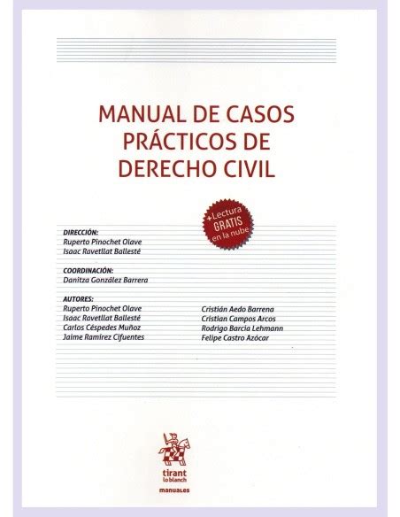 Manual De Casos PrÁcticos De Derecho Civil