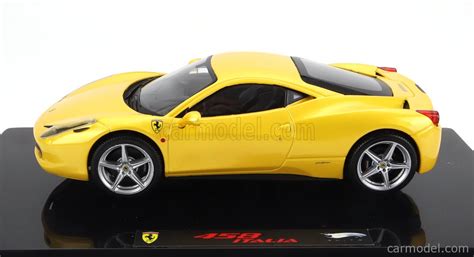 MATTEL HOT WHEELS P Escala FERRARI ITALIA C TRISTRATO YELLOW MET
