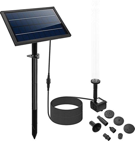 Decdeal 10v8w Solar Powered Water Pump With Adjustable Solar Panel Diy