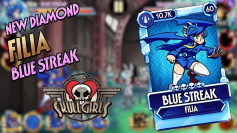 Fighter Reveal Filia BLUE STREAK Skullgirls Mobile YouTube